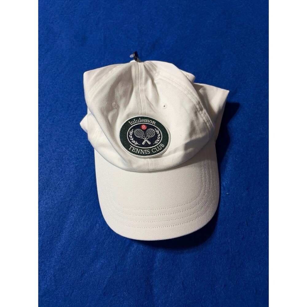 New Lululemon Tennis Club 1998 White Ball Cap Hat “Meet You Courtside”